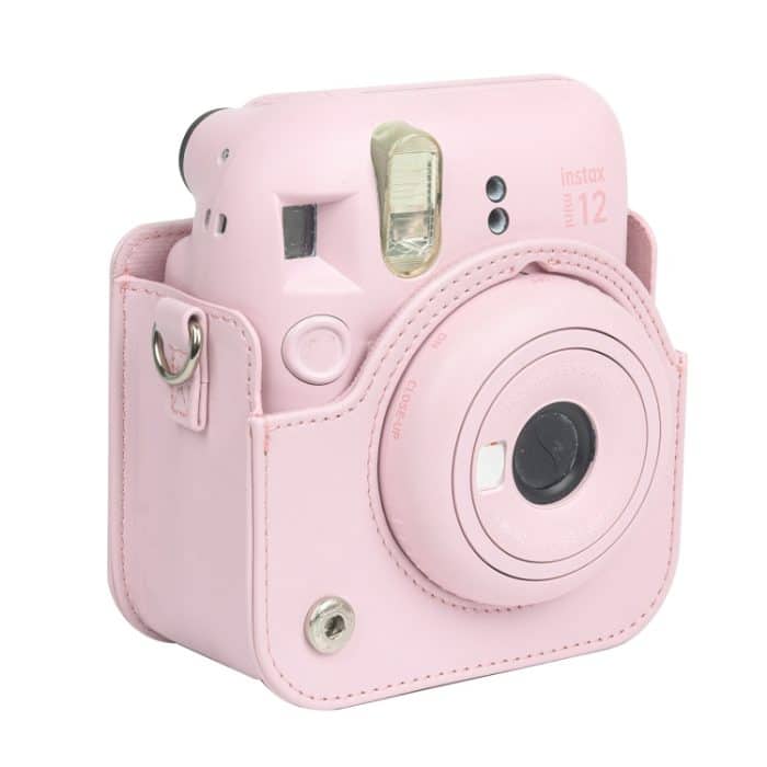 Für FUJIFILM instax mini 12 Ganzkörper-Ledertasche Kameratasche mit Riemen – Bild 5