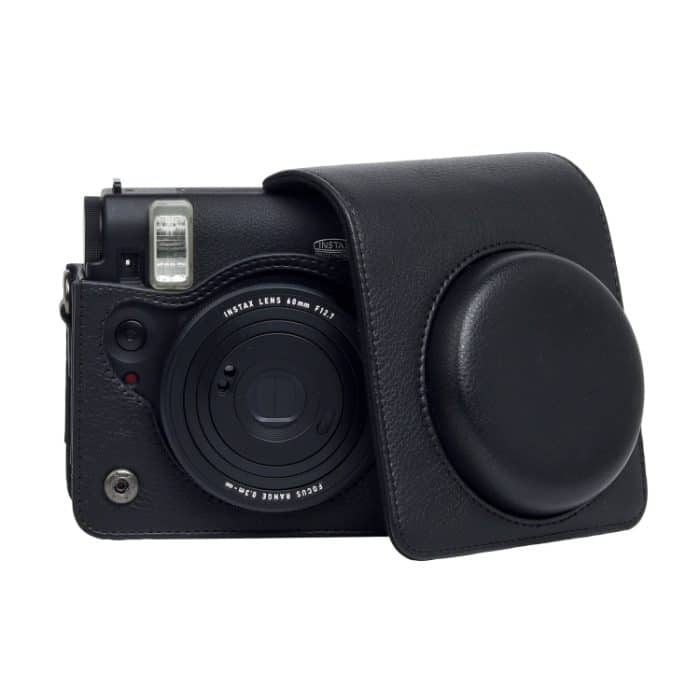 Für Fujifilm Instax mini 99 Ganzkörperkamera PU-Ledertasche mit Riemen – Bild 3