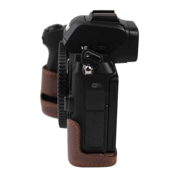 1/4-Zoll-Gewinde PU-Leder-Kamera-Halbgehäusebasis für Nikon Z50, For Nikon Z50 – Bild 6