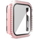 Zweireihiges Diamant-PC+Hartglas-Uhrengehäuse für die Apple Watch-Serie, 3&2&1 38mm, 3&2&1 42mm – Bild 2