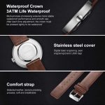 YAZOLE 520 Uhr mit einfachem Zifferblatt und wasserdichtem Quarzwerk – Bild 6