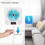 Kecag KC-608 HD-DVD-Player zur Wandmontage, Bluetooth-CD-Player, KC-608(White), KC-608(Blue), KC-608(Black), KC-608(Pink) – Bild 5