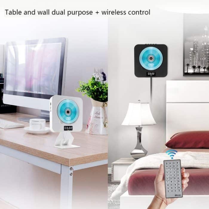 Kecag KC-608 HD-DVD-Player zur Wandmontage, Bluetooth-CD-Player, KC-608(White), KC-608(Blue), KC-608(Black), KC-608(Pink) – Bild 6