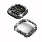 Zweireihiges Diamant-Galvanik-PC-Uhrengehäuse, For Fitbit Versa 4 / Sense 2 – Bild 4