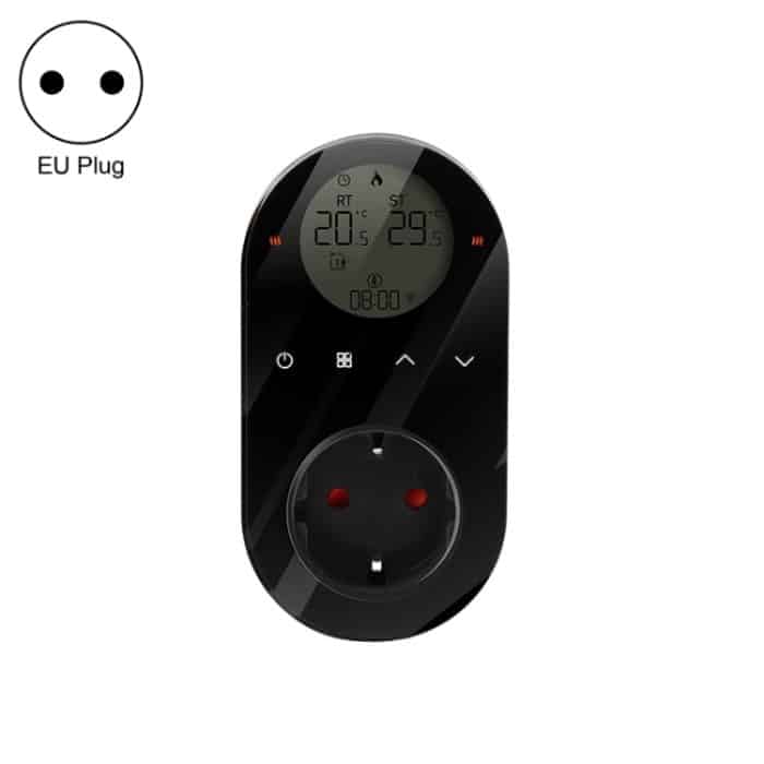 Plug-in-LCD-Thermostat, EU-Stecker, With WiFi, Without WiFi – Bild 1