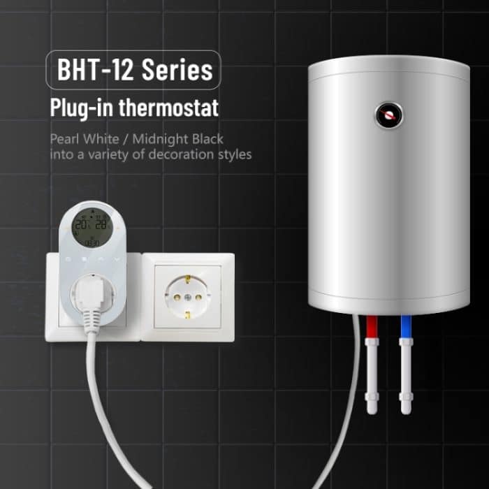 Plug-in-LCD-Thermostat, EU-Stecker, With WiFi, Without WiFi – Bild 3