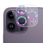 Rückseite der Kamerafolie aus gehärtetem Glas mit CD-Textur, For iPhone 14 Pro Max / 14 Pro (1 PS)