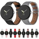Rundes Endstück-Uhrenarmband aus echtem Leder, For Google Pixel Watch 1 / 2 / 3 41mm – Bild 3