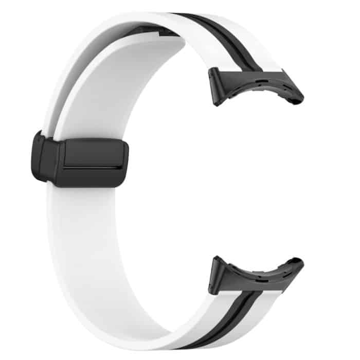 Zweifarbiges Silikon-Uhrenarmband mit Faltschließe, For Google Pixel Watch – Bild 3