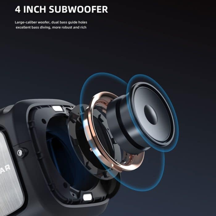 HOPESTAR Partyone mini kabelloser Bluetooth-Außenlautsprecher – Bild 4