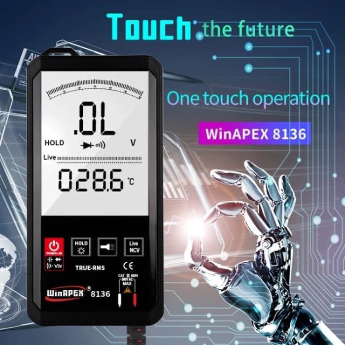 WinAPEX Smart-Touchscreen-Digitalmultimeter, 8136, 8138 – Bild 4