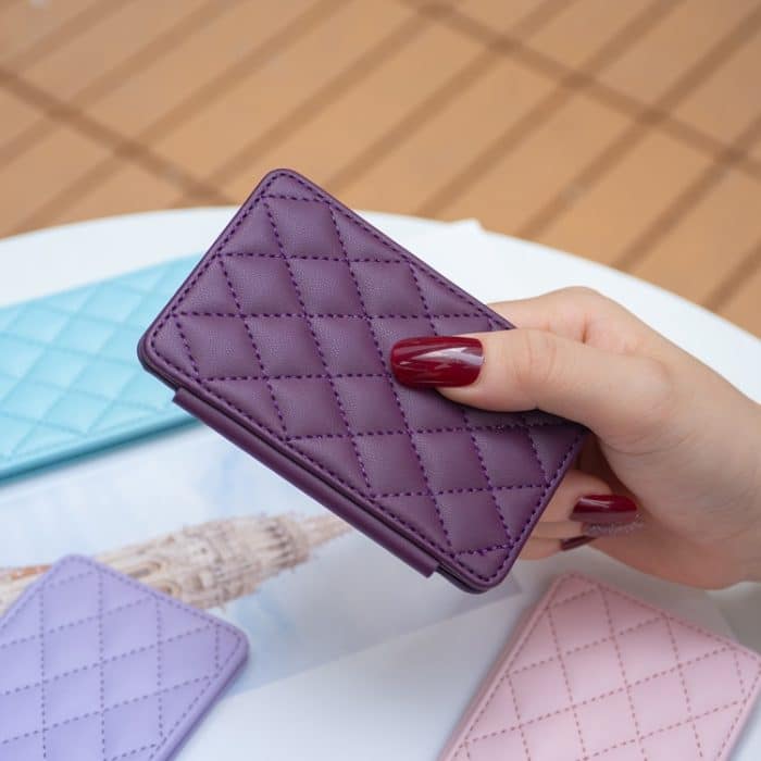 BFK05 Rhombus-Muster-Kartentasche-Handy-Rückseitenaufkleber – Bild 5