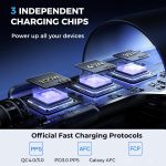 JOYROOM JR-CCN07 120W Dual PD+QC3.0 3-Port Autoladegerät, JR-CCN07 – Bild 5