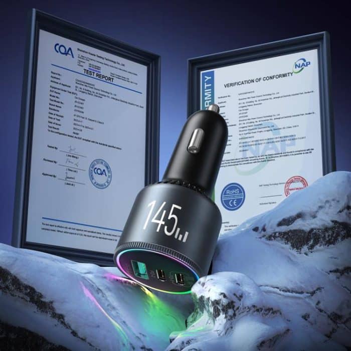 JOYROOM JR-CCN07 120W Dual PD+QC3.0 3-Port Autoladegerät, JR-CCN07 – Bild 6