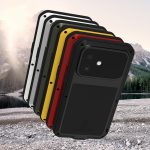 LOVE MEI Metall stoßfeste wasserdichte staubdichte Handyhülle, For iPhone 15 Pro, For iPhone 15 Plus, For iPhone 15 – Bild 2