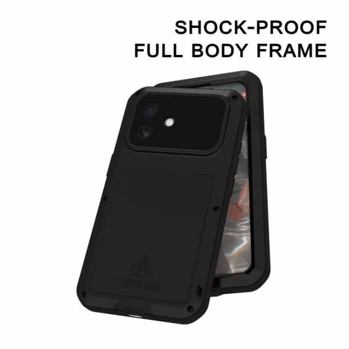 LOVE MEI Metall stoßfeste wasserdichte staubdichte Handyhülle, For iPhone 15 Pro, For iPhone 15 Plus, For iPhone 15 – Bild 7