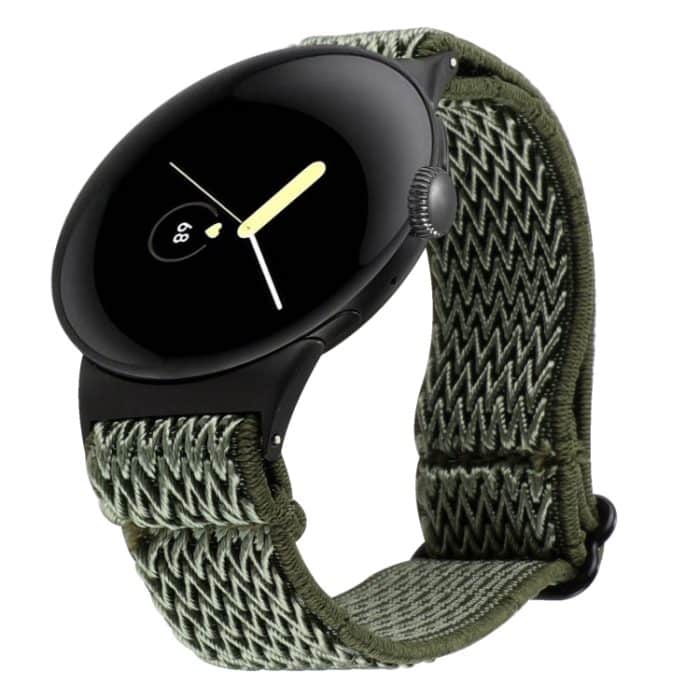 Wellengeflochtenes Nylon-Uhrenarmband, For Google Pixel Watch 2 / Pixel Watch – Bild 1