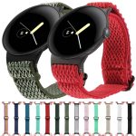 Wellengeflochtenes Nylon-Uhrenarmband, For Google Pixel Watch 2 / Pixel Watch – Bild 4