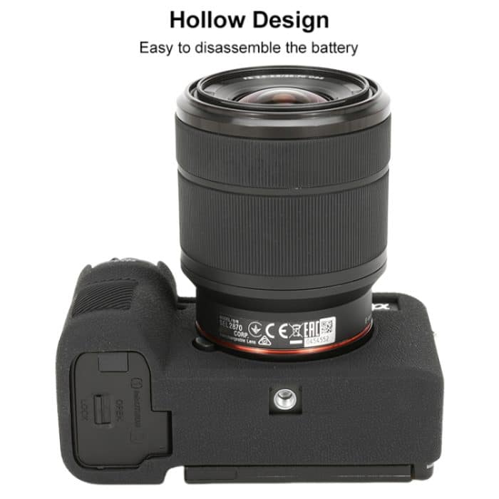Schutzhülle aus weichem Silikon mit Litchi-Textur, For Sony ILCE-7CM2 / A7C II / A7CR – Bild 6