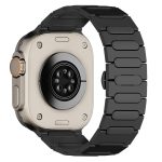 Uhrenarmband aus Titanlegierung mit ovaler Schmetterlingsschließe, For Apple Watch Ultra 49mm, For Apple Watch Series 8 45mm, For Apple Watch SE 2022 44mm