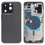 Für iPhone 14 Pro Max Akku-Rückabdeckung mit Strom- + Lautstärke-Flexkabel + kabellosem Lademodul, China Version, CE EU Version, US Version