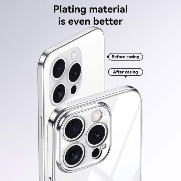 SULADA – Galvanisierte, transparente TPU-Telefonhülle mit weichem Rahmen und Handschlaufe, For iPhone 15 Pro Max, For iPhone 15 Pro, For iPhone 15, For iPhone 14 – Bild 4