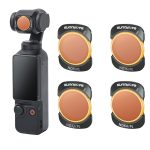 Für DJI Osmo Pocket 3 Sunnylife Kameraobjektivfilter, 4 in 1 ND8-64PL, 4 in 1 UV CPL ND32 ND64, 6 in 1 UV CPL ND8-64
