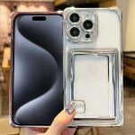 Galvanisierte TPU-Telefonhülle mit Kartensteckplatz, For iPhone 13 Pro Max, For iPhone 13 Pro, For iPhone 13, For iPhone 12 – Bild 3