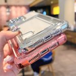 Galvanisierte TPU-Telefonhülle mit Kartensteckplatz, For iPhone 13 Pro Max, For iPhone 13 Pro, For iPhone 13, For iPhone 12 – Bild 7