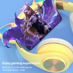 Kabellose Bluetooth-Kopfhörer mit Katzenohren und Licht – Bild 5