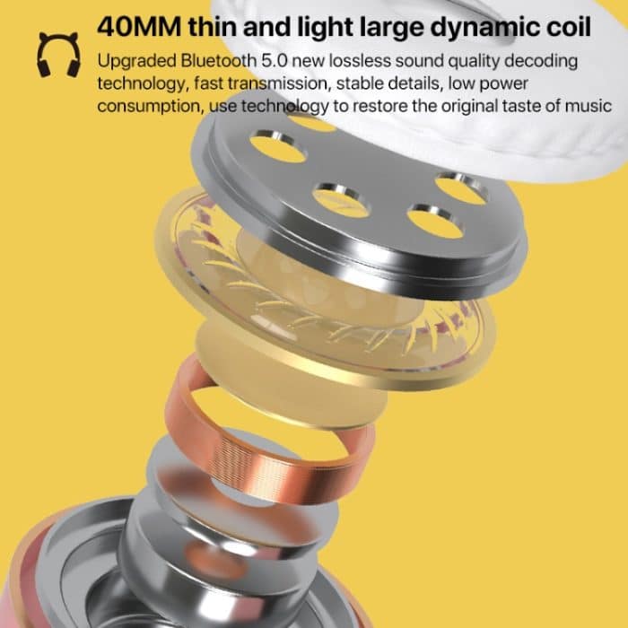 Kabellose Bluetooth-Kopfhörer mit Katzenohren und Licht – Bild 6