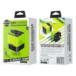 WK WP-U39 65 W USB-C / Typ-C, USB GaN Schnellladegerät mit 80 cm Typ-C Kabel, EU Plug, US Plug – Bild 2