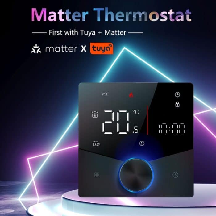WiFi Smart Home LED-Thermostat mit Matter, BHT-009GALW-MT Water Heating, BHT-009GBLW-MT Electric Heating, BHT-009GCLW-MT Boiler Heating – Bild 5