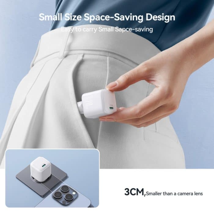 JOYROOM JR-TCG08 GaN PD20W Mini-Ladegerät mit USB-C-/Typ-C-Anschluss – Bild 5