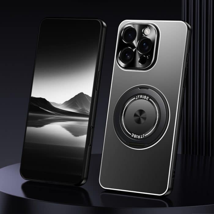 Rotierender Halter Mattiertes Metall-Telefongehäuse, For iPhone 14 Pro, For iPhone 14 Pro Max – Bild 1