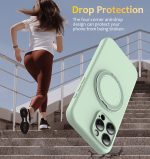 MagSafe-Telefonhülle aus flüssigem Silikon mit drehbarem Halter, For iPhone 14 Pro Max, For iPhone 13 Pro Max, For iPhone 13 Pro, For iPhone 13 – Bild 3