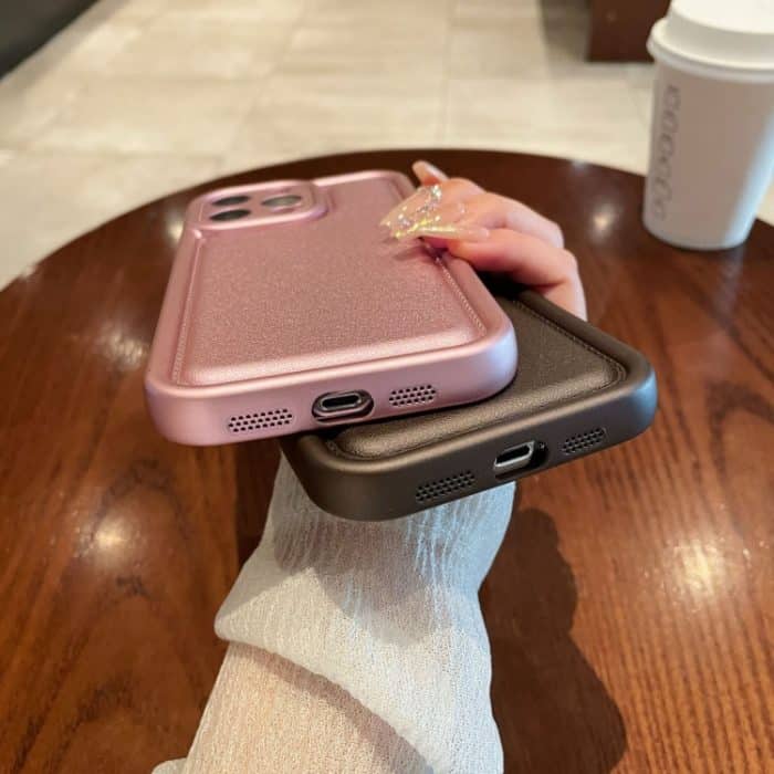 TPU-Telefonhülle mit Lederstruktur, For iPhone 11, For iPhone 11 Pro – Bild 3