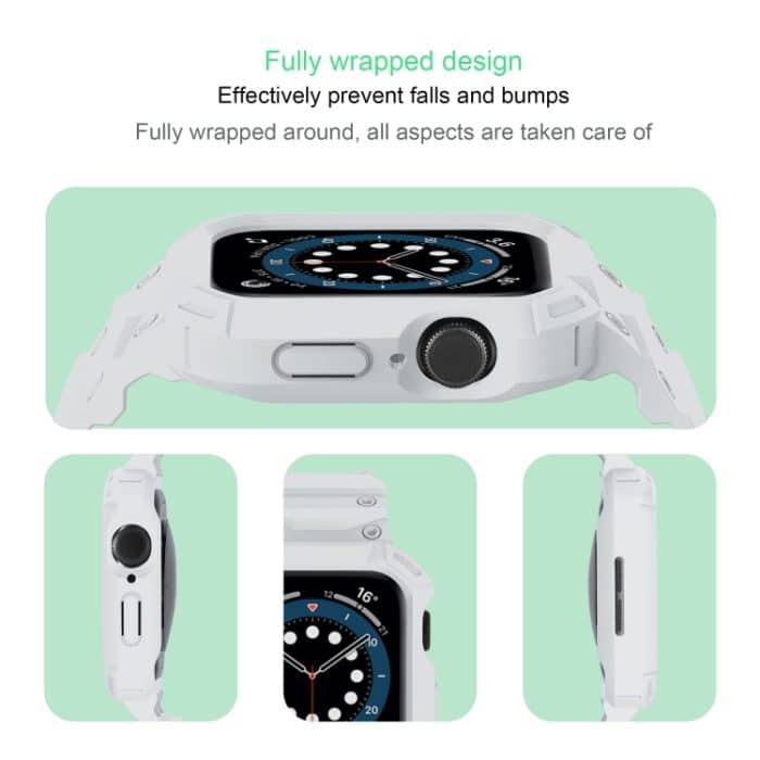 Gepanzertes TPU-Gehäuse mit integriertem Uhrenarmband, For Apple Watch Series 10 46mm, For Apple Watch Series 10 42mm – Bild 5