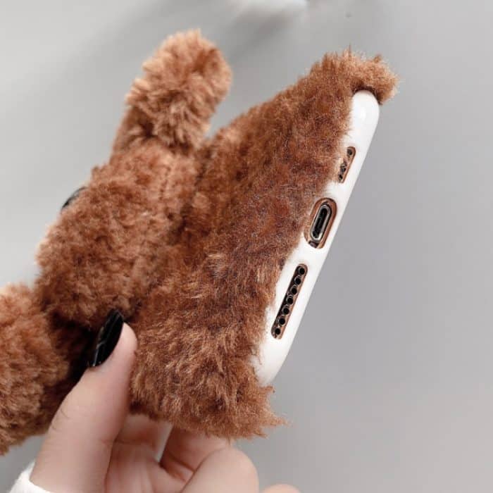 TPU-Telefonhülle mit Teddy-Hunde-Plüsch, For iPhone 12, For iPhone 12 Pro Max, For iPhone 12 Pro, For iPhone 12 mini – Bild 5