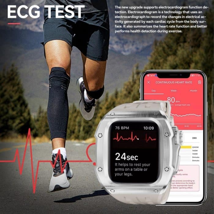 RedPepper Armor Metallgehäuse Integriertes Silikonarmband, For Apple Watch Series 10 46mm – Bild 7