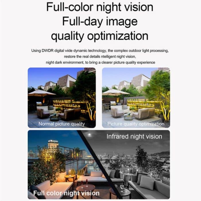 WiFi Tuya Smart Version HD Akkukamera mit geringem Stromverbrauch, EU-Stecker, Without Memory, 32GB – Bild 8