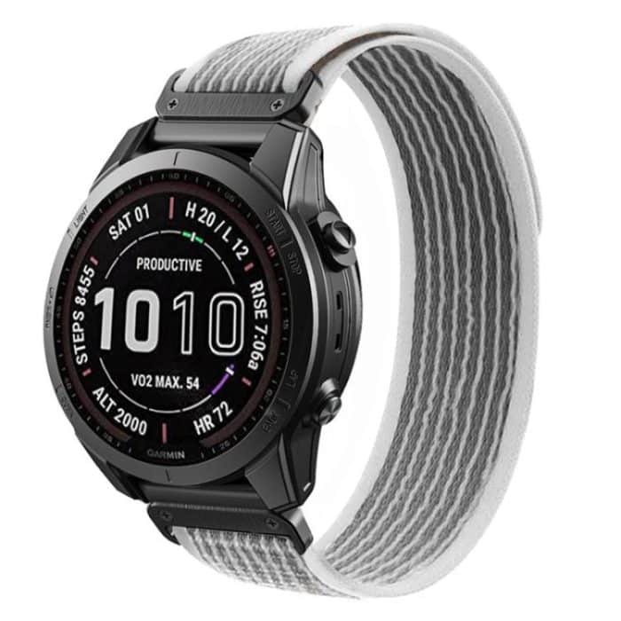 Loop-Nylon-Uhrenarmband mit Klettverschluss und Schnellverschluss, For Garmin 22mm – Bild 1