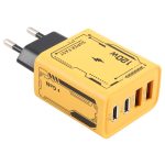 KO-72 GaN 120W Ladeadapter 4 Ports 2 PD 2 QC 3.0 USB und USB-C / Typ-C Schnellladegerät, EU Plug, US Plug – Bild 3