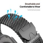 DUX DUCIS Milanese Air Series Magnetisches Uhrenarmband aus Edelstahl, For Apple Watch 46mm / 49mm / 45mm / 44mm, For Apple Watch 42mm / 41mm / 40mm / 38mm – Bild 6