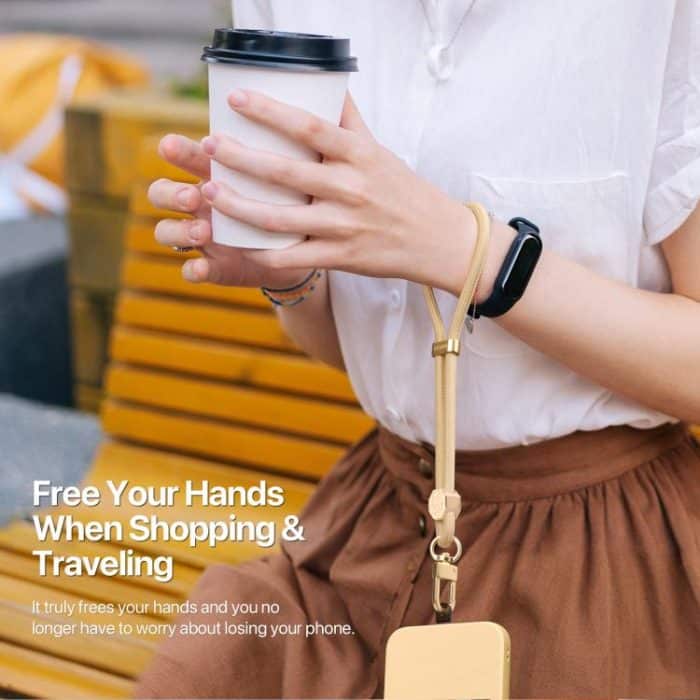 DUX DUCIS Garden Series Hakenkreuz-Muster, verstellbares kurzes Telefon-Lanyard – Bild 5