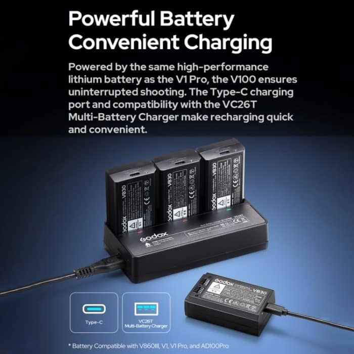 Godox V100 Round Head TTL Flash Speedlite, For Olympus – Bild 8