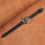 Kalebol Linen Leather Watch Strap, For Garmin Lily 2 14mm – Bild 2