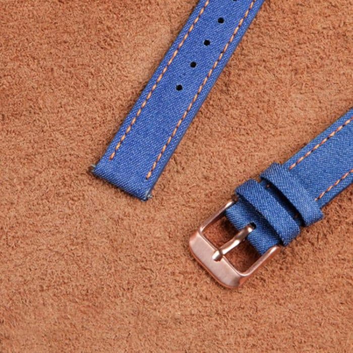 Kalebol Linen Leather Watch Strap, For Garmin Lily 2 14mm – Bild 5