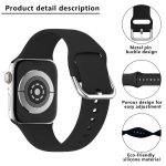 Kalebol Metal Pin Buckle Silicone Watch Band – Bild 5