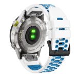 Kalebol Three Rows Hole Two Color Silicone Watch Band – Bild 2